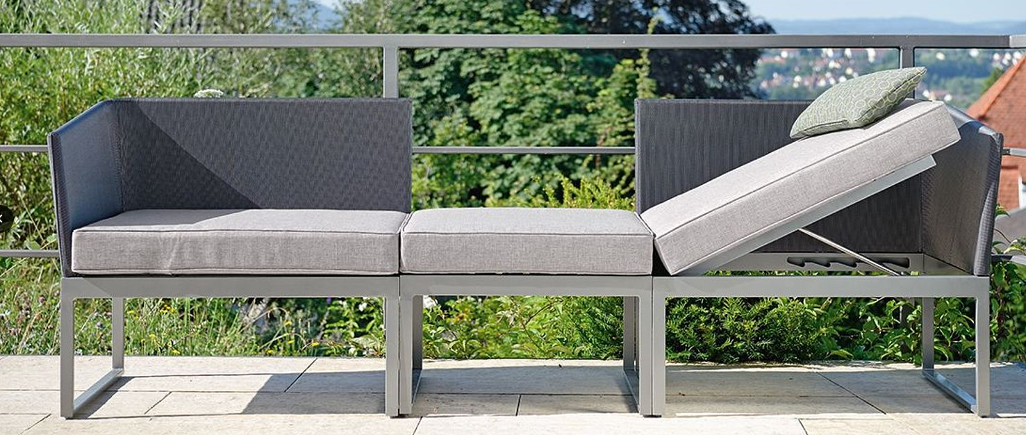 Outdoor Sofa With Chaise Lounge | Baci Living Room